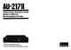 User Manual For SANSUI AU-217 MKII