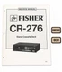 Fisher CR-276 Service Manual Stereo Cassette Deck Repair Schematics OEM