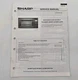 OEM Sharp Service Manual for Microwave Oven Models R-4A38/R-4A48/R-44A58/R-4A78