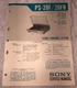 SONY PS-20F/20FB STEREO TURNTABLE SYSTEM ORIGINAL SERVICE MANUAL M226
