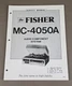 Fisher Audio Component System MC-4050A Service Manual D-3221