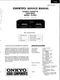 ONKYO TA-W55 STEREO CASSETTE TAPE DECK, ORIGINAL SERVICE MANUAL