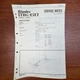 VINTAGE RHODES MK-60 DIGITAL PIANO SERVICE NOTES FIRST EDITION