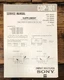 Sony CDP-101 CD Player Supp. Service Manual *Original*