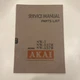 Akai Service Manual for SW-7 SW-137II & SW-157II Original with Parts List