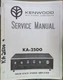 KENWOOD KA-2500 Amplifier Service Manual Original HSQ