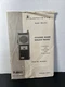 Lafayette HE-410 Owners Manual 3 Channels Citizens Band Walkie Talkie  Original