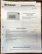 Sharp R-4H07 R-4h17 Microwave  Service Manual *Original*