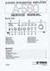 Service Manual Guide For Yamaha A-560