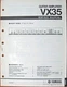 Yamaha VX35 Guitar Amplifier Original Service Manual, Schematics Parts List Book