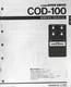 Yamaha COD-100 c mos Overdrive Pedal Service Manual & Parts List Book, Japan