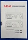 Original Akai CS-M3 CS-M4 Cassette Deck Service Manual