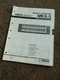 Yamaha Manual Keyboard Electone MKX-5 Service Manual Schematics Parts List