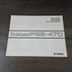 Yamaha Portasound PSS-470 Keyboard Original Owner's Guide Manual
