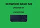 Power Amplifier Kenwood BASIC M2 Repair KIT - all capacitors