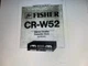 Fisher Cr-w52 Service Manual Digital