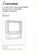 Vintage Original Mitsubishi Model VS-407R Projection TV Owners Manual
