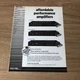 GRAM69 MAGAZINE ADVERT 11X8 ROTEL HIFI RA 820 BX STEREO AMPLIFIER