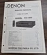 Denon DCD-3520 CD Player Service Manual - OEM