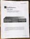 AudioSource EQ-200 EQ200 Equalizer  Owner / User Manual *Original*