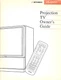 Vintage Original Mitsubishi Model VS-50VX1 Projection TV Owners Manual Guide
