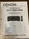 DENON  PMA-980R PMA980R Service Manual **ORIGINAL**