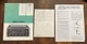 McIntosh MR80 Digital FM Radio Tuner Owner's Manual, Schematic, Warranty Card
