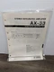 Yamaha AX-33 Amplifier Stereo Service Manual Original Vintage Paperwork Repair 