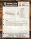 Hitachi DA-C60 CD Player Service Manual *Original*