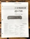 Fisher AD-738 CD Player Service Manual *Original*