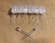 KR-9400 FROSTED WARM WHITE 8V LED LAMPS -METER DIAL Kenwood BULBS RECEIVER
