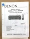 Denon PMA-680R Amplifier  Service Manual *Original*