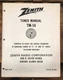 Zenith TM-14 TV Tuner Service Manual *Original*