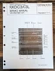 Kenwood RXD-C3 RXD-C3L Stereo Service Manual *Original*