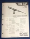 Original Sony ECM-33P / Microphone Service Manual -- BB2