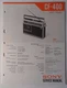 Sony Model CF-400 FM/AM Cassette TapeCorder Service Manual 