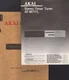 Akai AT-M77/L Stereo Timer Tuner owner's & service manuals w/ schematics