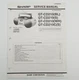 Sharp QT-CD210/CD210C Service Manual Repair Guide CD Cassette Radio Boombox VTG