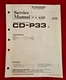 Vintage 1996 Pioneer Original Service Manual for CD-P33 Mult Install Adaptor