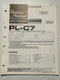 Pioneer PL-C7 Stereo Turntable Service Manual Original OEM Genuine Repair