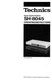 Technics SH-8045 Equalizer Owners Instruction Manual Reprint