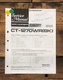 Pioneer CT-1270WR Cassette  Service Manual *Original* #1