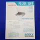 SONY PS-20F PS-20FB Service Manual Original Paper OEM Repair Guide - USA