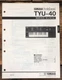Yamaha TYU-40 PortaSound Keyboard Service Manual *Original*