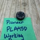 Pioneer PL-A45D Turntable Parts - Antiskate Dial Knob - Damaged, See Images