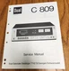 Dual C809 Cassette Service Manual - Original