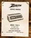 Zenith F462-8 Radio  Service Manual *Original*