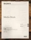 Sony LMT-300 Media Block Owners / User Manual *Original*