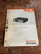 SONY Eight Track Tape Player TC-84 Service Manual