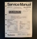 Technics RS-B27W - Dolby Double Cassette Deck ORIGINAL Service Manual 1985